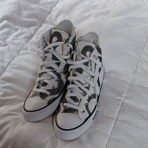 Converse Black and White High-Top Sneakers